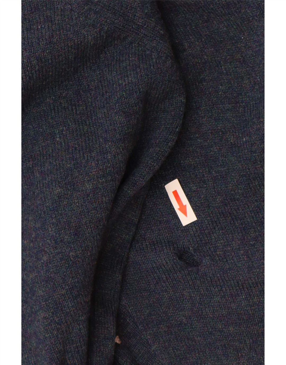 Marks & Spencer Herre sweater med rund hals, mellemblå lammeuld
