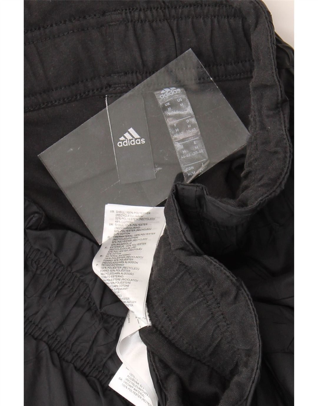 ADIDAS Mens Prime Blue Sport Shorts Medium  Black Polyester Vintage Adidas and Second-Hand Adidas from Messina Hembry 