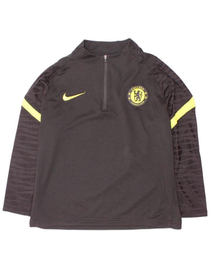 Nike Boys Graphic Pullover træningsdragt Top 10-11 år Medium Sort