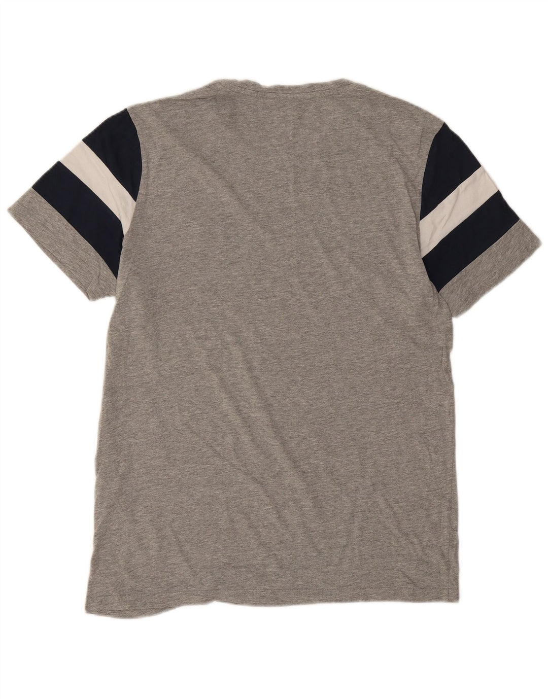 Jack & Jones Herre Regular Fit T-Shirt Top Stor Grå Colourblock Bomuld