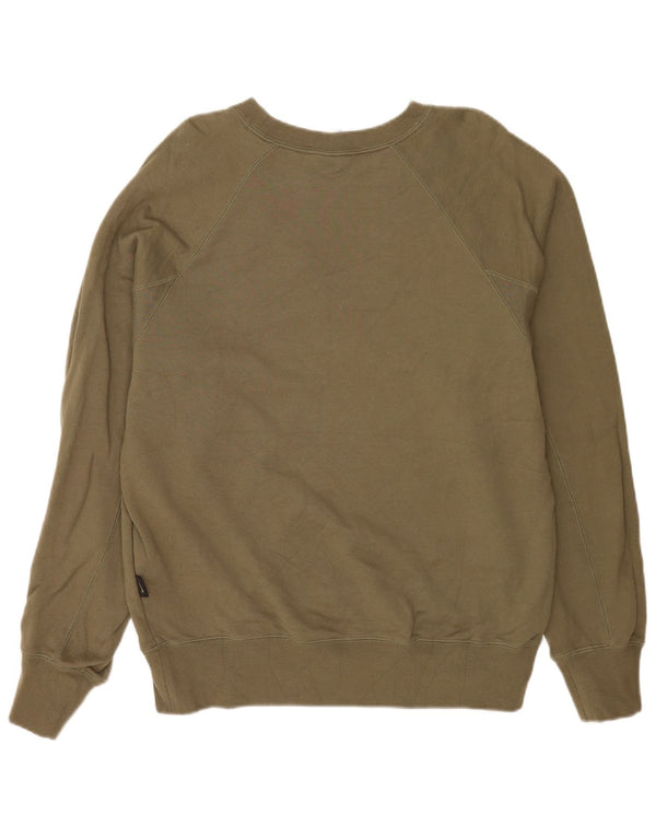 Nike Herre grafisk sweatshirt Jumper Large Khaki Bomuld
