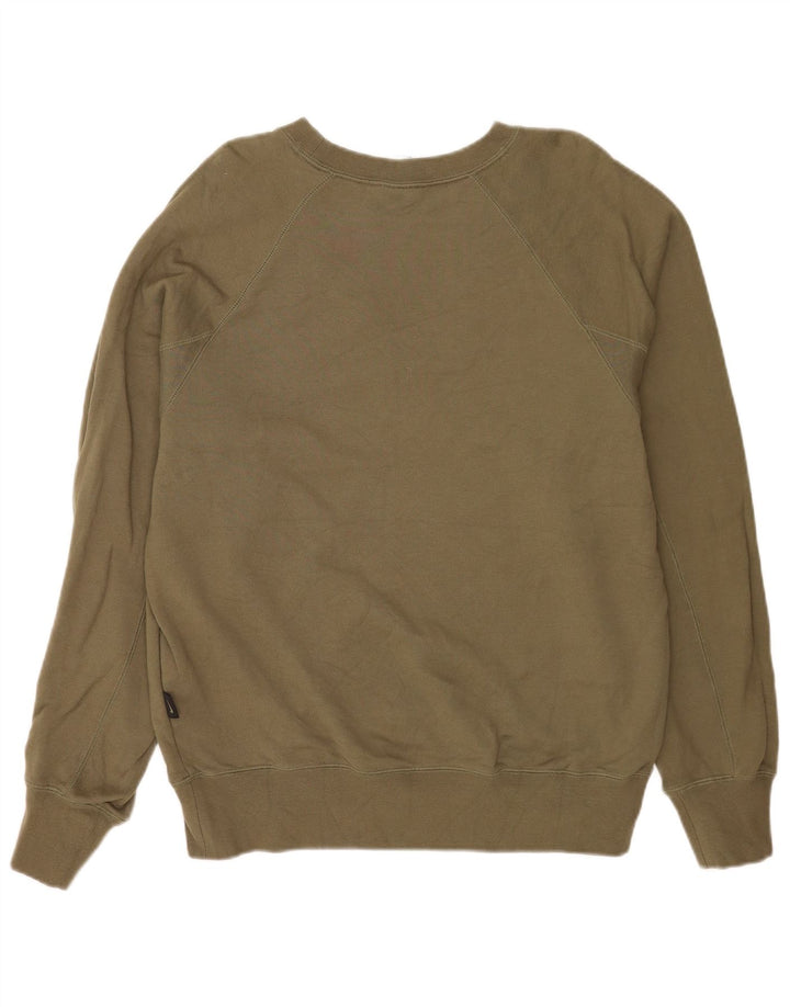 Nike Herre grafisk sweatshirt Jumper Large Khaki Bomuld