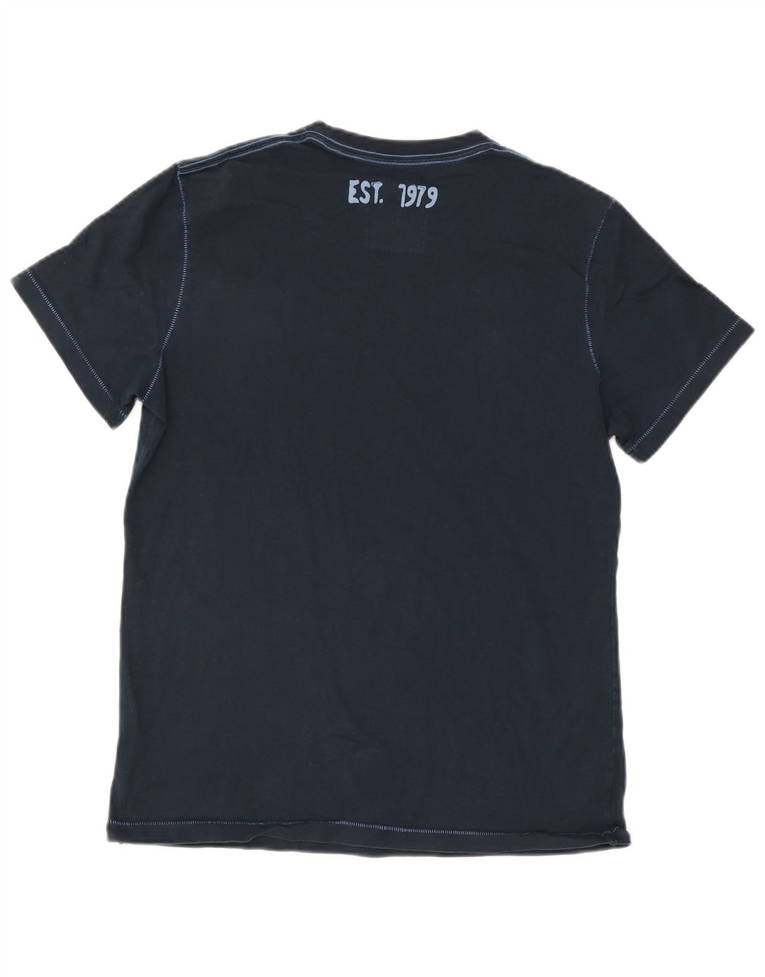 Tænk Pink Herre grafisk T-shirt top XL marineblå bomuld