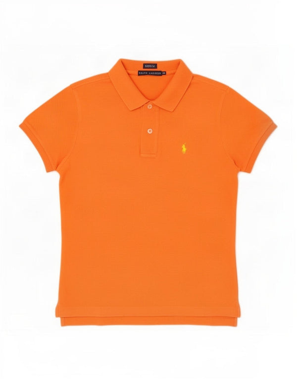 Ralph Lauren Herre Skinny Polo Shirt Medium Orange Bomuld