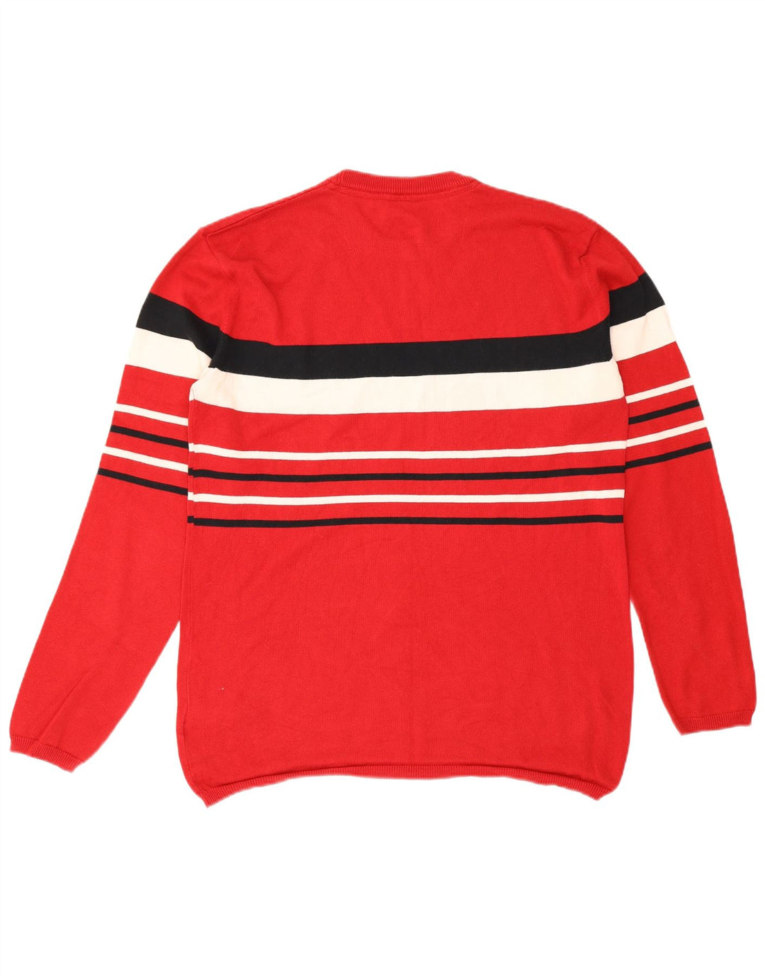 Levi's Herre sweater med rund hals, stor rød stribet bomuld