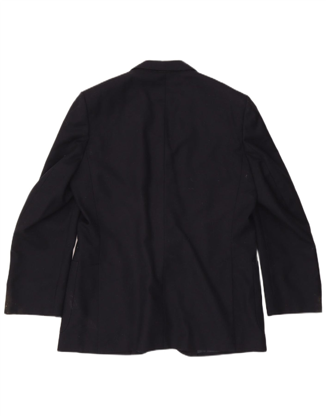 Aquascutum Herre 2-knaps blazerjakke IT 46 Lille marineblå uld