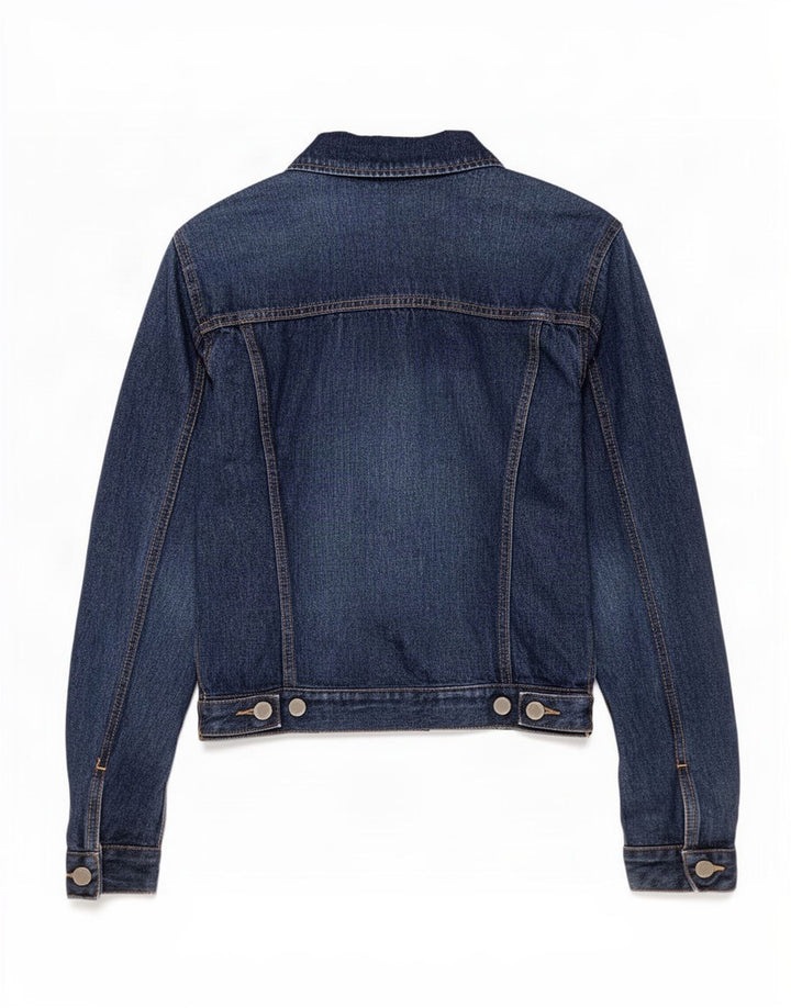 Benetton Dame denimjakke UK 10 Lille Blå