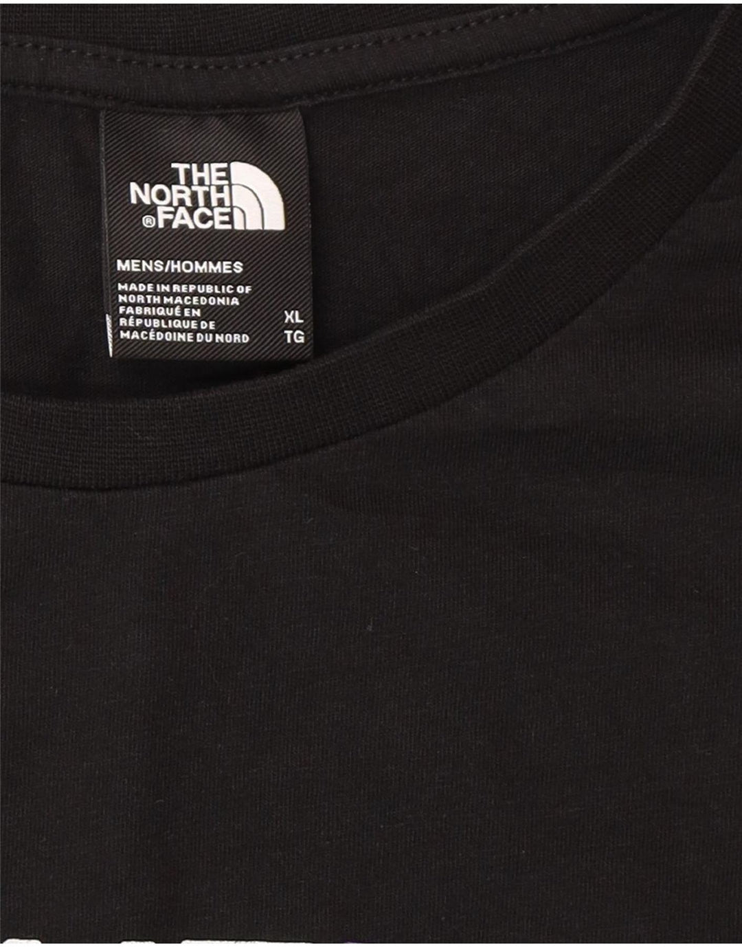 The North Face Herre Grafisk T-Shirt Top XL Sort
