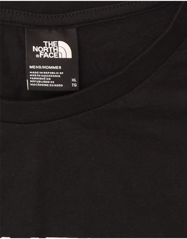The North Face Herre Grafisk T-Shirt Top XL Sort