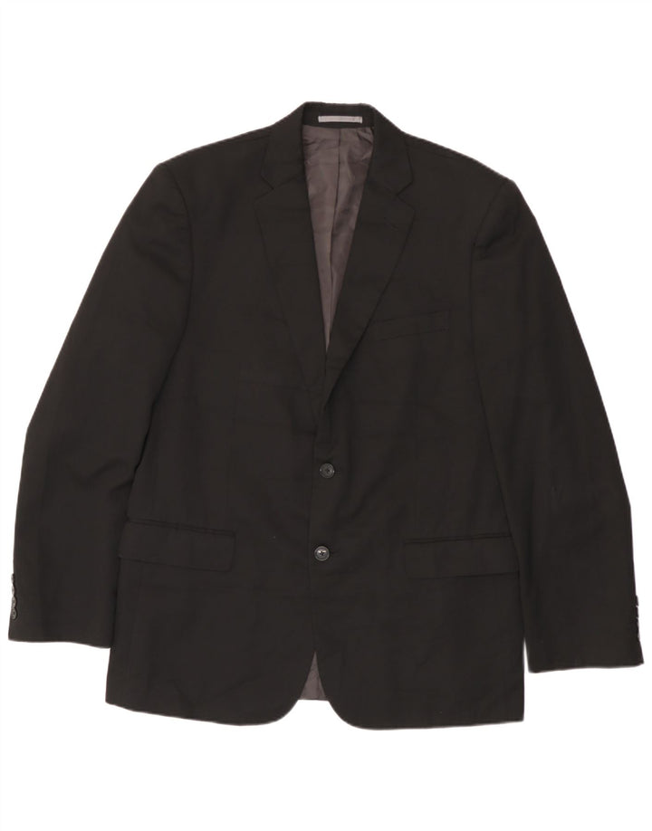Marks & Spencer Herre lang 2-knaps blazerjakke UK 42 Large Black