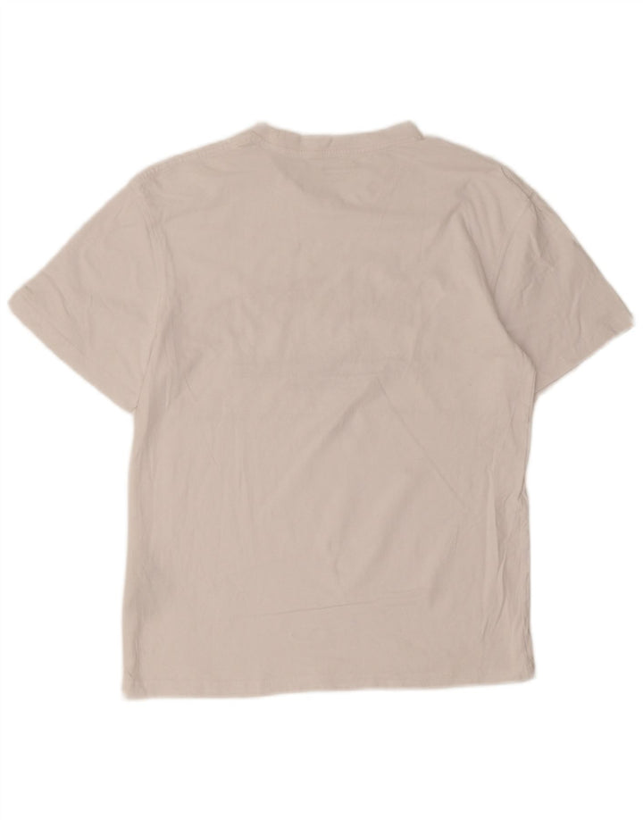 Jack & Jones Herre grafisk T-shirt Top Medium Hvid Bomuld