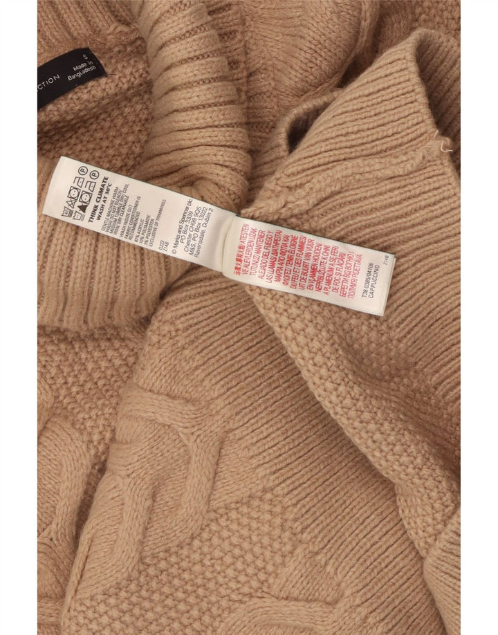 MARKS & SPENCER Dame Rullehalstrøje DK 10 Lille Brun