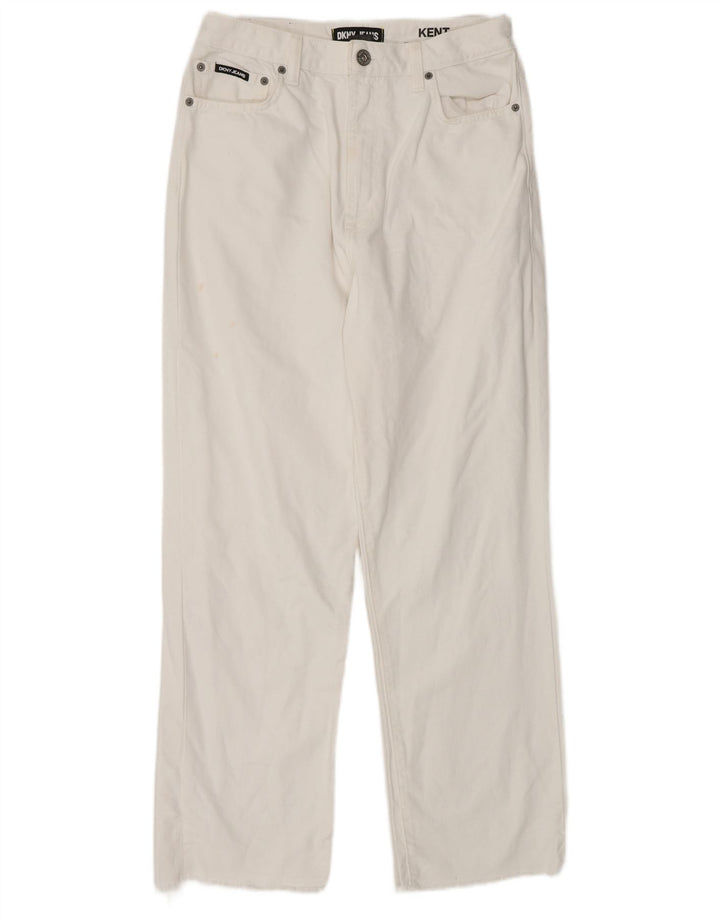 DKNY Mens Kent Straight Jeans W29 L29 White Cotton