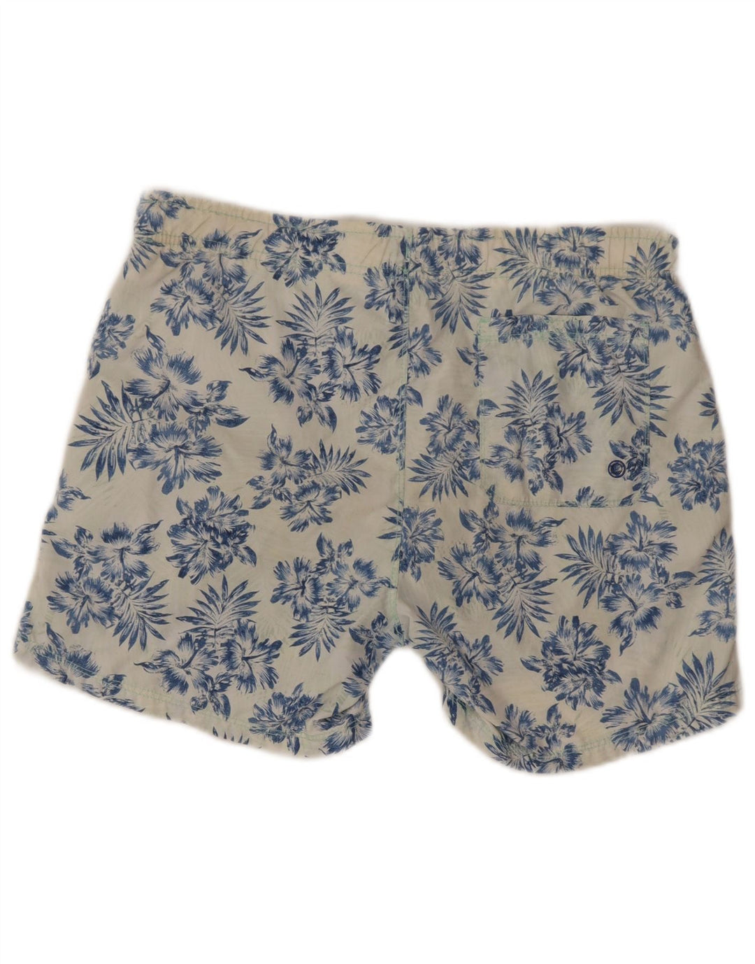 Maui and Sons Badeshorts til mænd Medium Blue Floral Polyamid