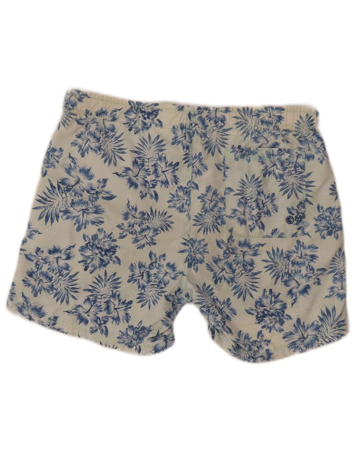 Maui and Sons Badeshorts til mænd Medium Blue Floral Polyamid