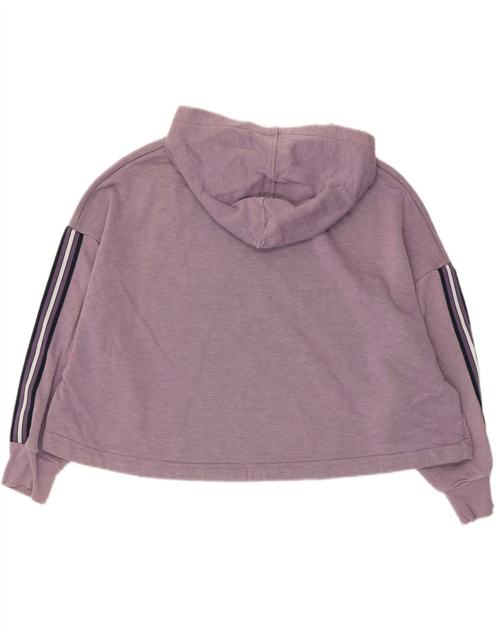 Marks & Spencer Dame Oversized hættetrøje Jumper UK 16 Large Purple Polyester
