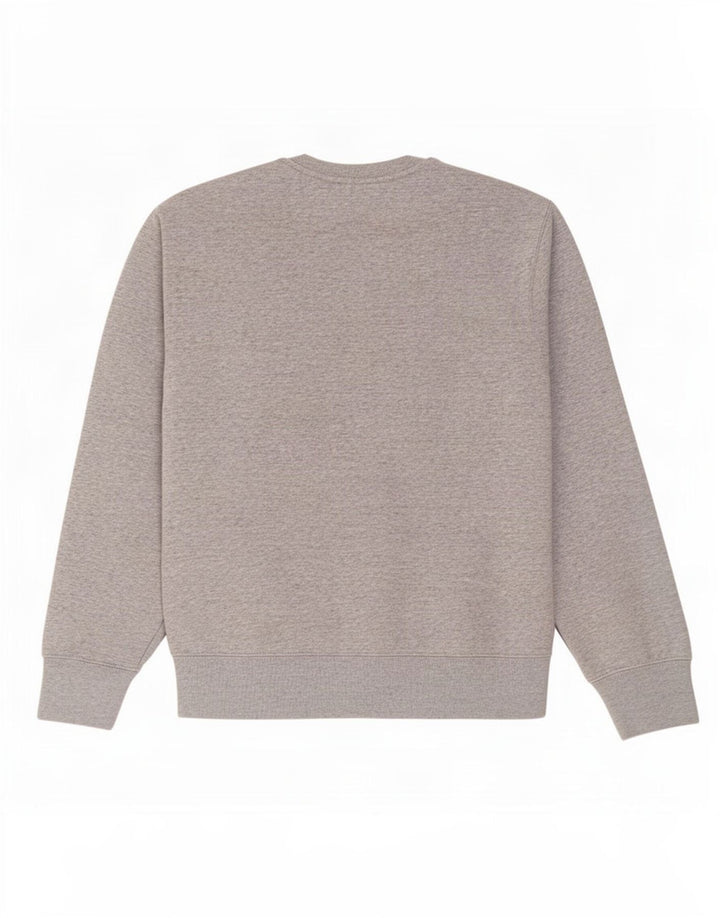 Champion Herre Grafisk Sweatshirt Jumper Medium Grey Flecked Bomuld