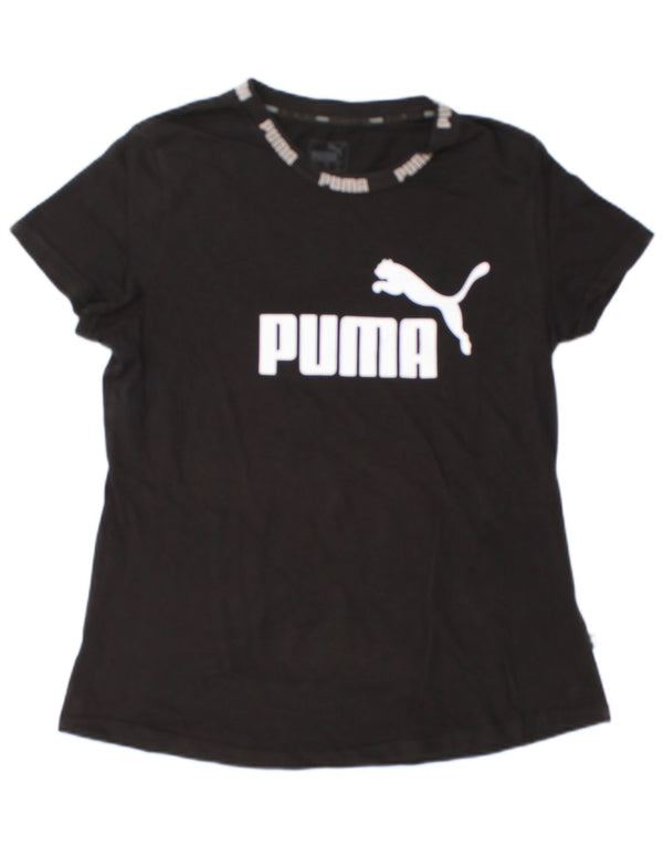 Puma Grafisk T-Shirt Top til kvinder DK 18 XL Sort