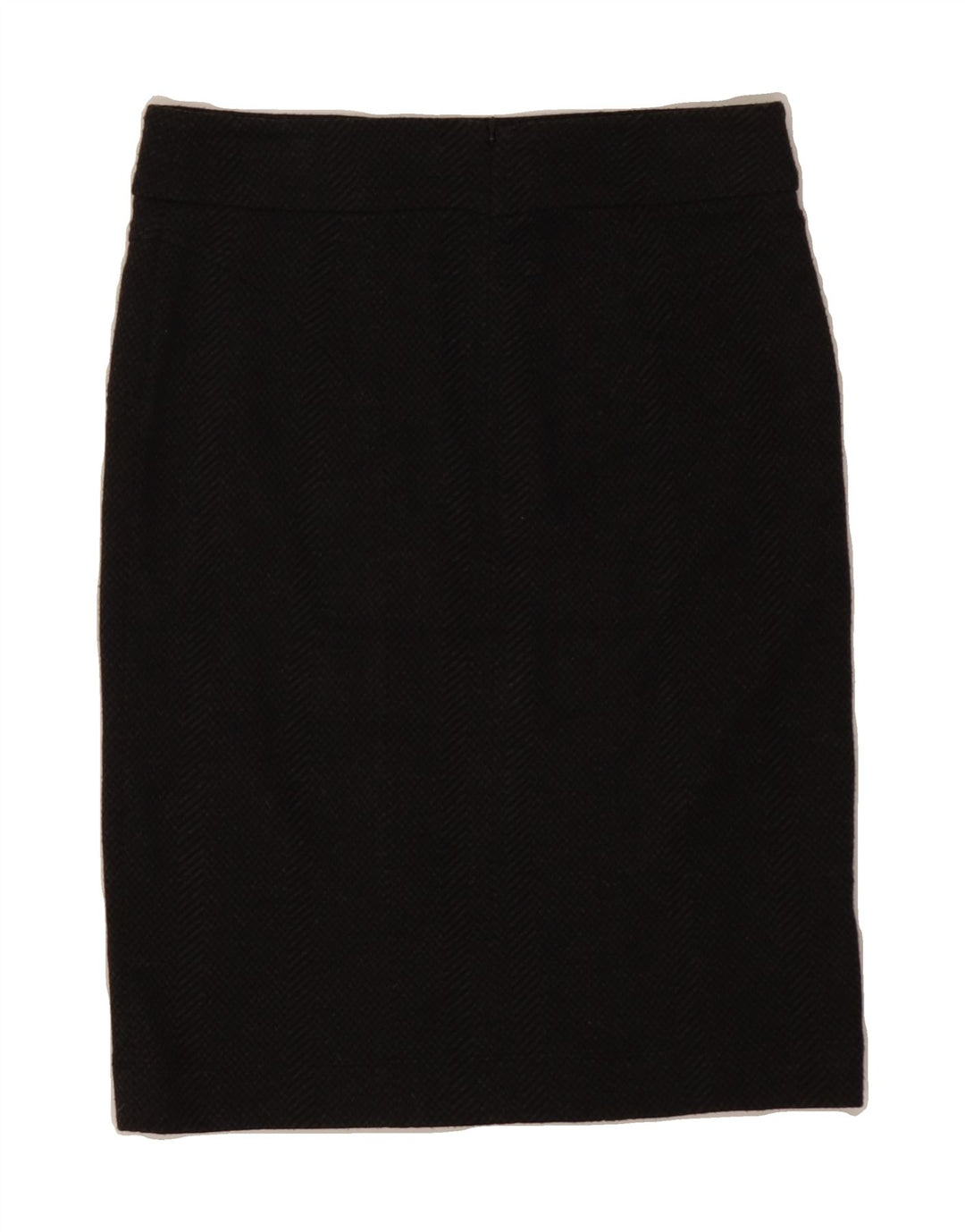 BCBGMAXAZRIA Womens Straight Skirt Small W27  Black Herringbone Polyester Vintage BCBGMAXAZRIA and Second-Hand BCBGMAXAZRIA from Messina Hembry 