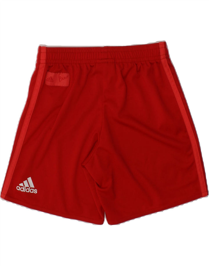ADIDAS Boys Real Madrid Sport Shorts 5-6 Years  Red Polyester Vintage Adidas and Second-Hand Adidas from Messina Hembry 