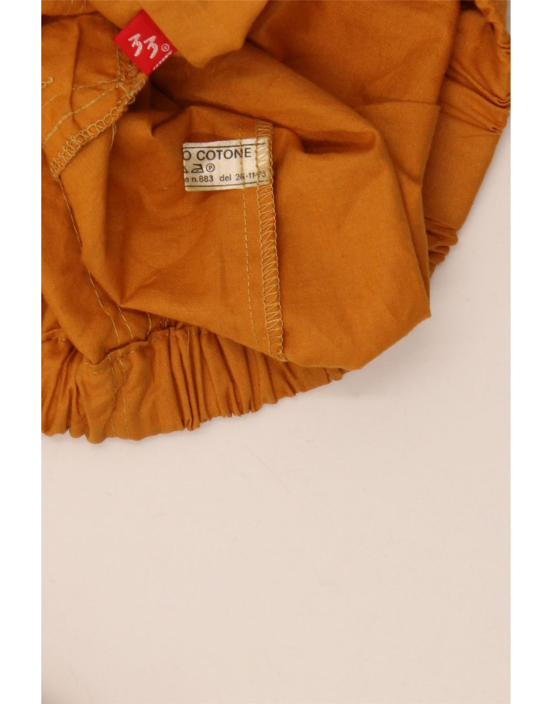 Vintage herre bomberjakke UK 42 XL orange bomuld