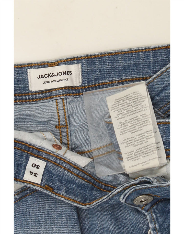 Jack & Jones Herre Slim Jeans W34 L30 Blå Bomuld