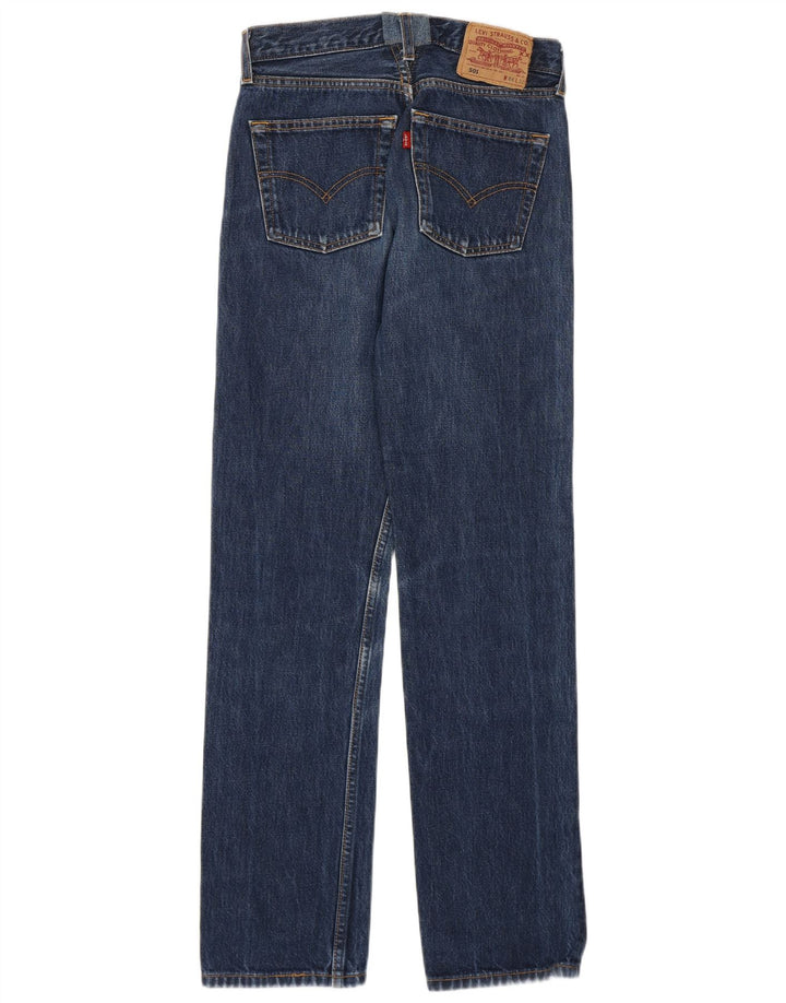 Levi's Herre 501 Straight Jeans W26 L32 Blå