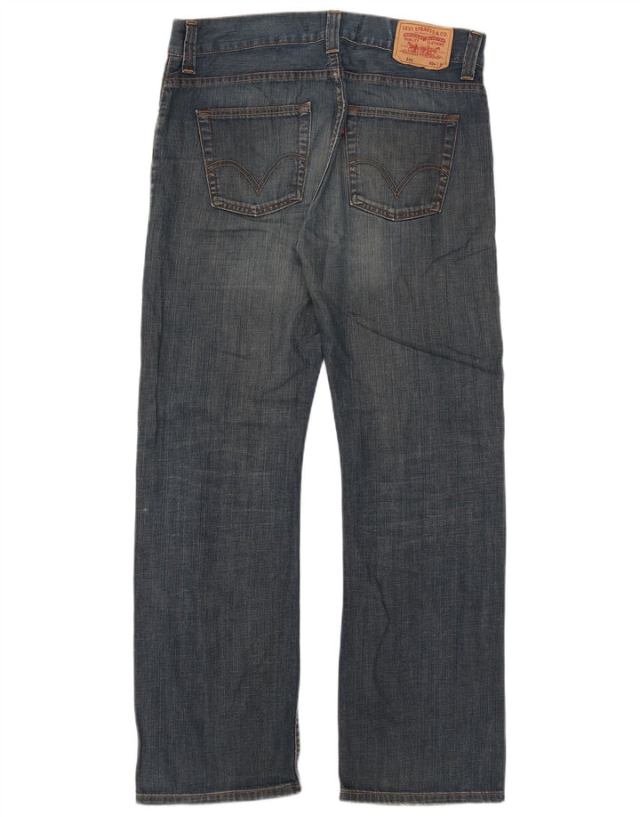 Levi's Herre 506 Straight Jeans W34 L32 Blå Bomuld