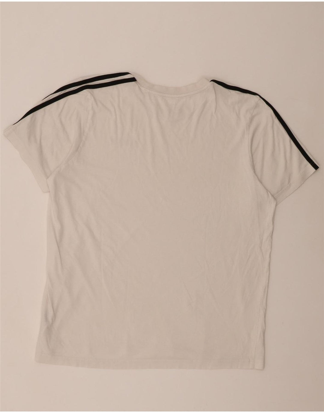 Adidas Herre T-Shirt Top XL Hvid Bomuld