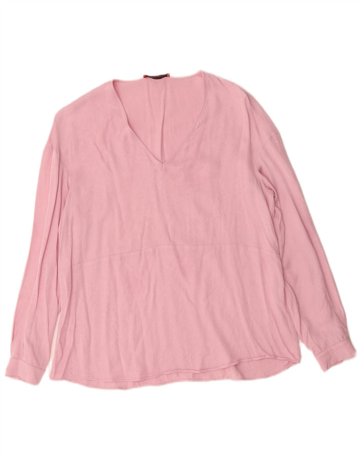 Max & Co. Dame Langærmet Bluse Top UK 16 Large Pink