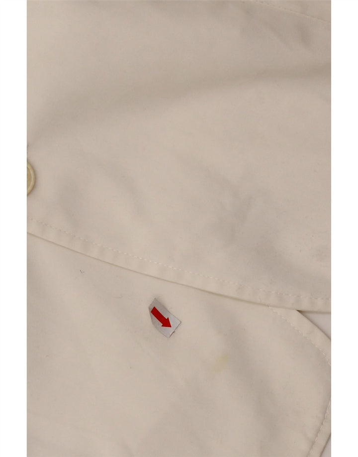 STEFANEL Mens 2 Button Blazer Jacket UK 42 XL White Polyester