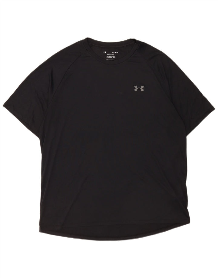 Under Armour Herre T-Shirt Top XL Sort Polyester