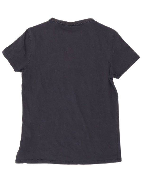Napapijri drenge grafisk t-shirt top 13-14 år marineblå bomuld