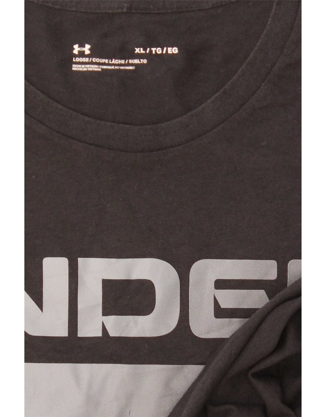 Under Armour Herre Grafisk T-Shirt Top XL Sort