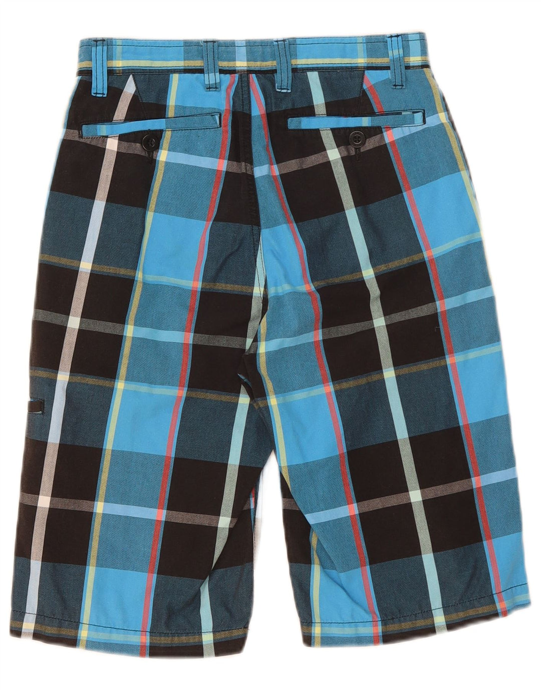 Vans Herre Cargo Shorts Små W28 blå ternet bomuld