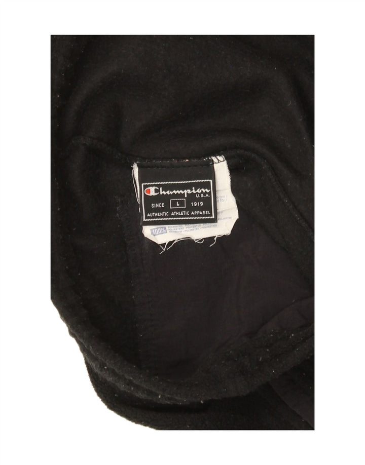 Champion Herre fleece træningsdragt Bukser Large Sort Polyester