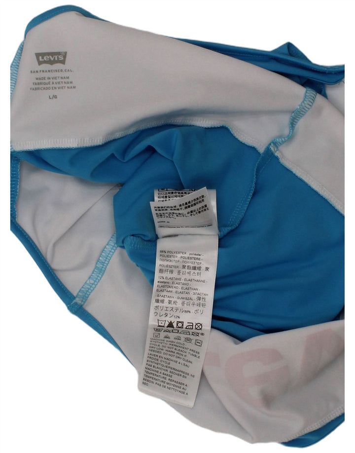 Levi's Dame Grafisk Badetøj Large Blue Polyester Sports