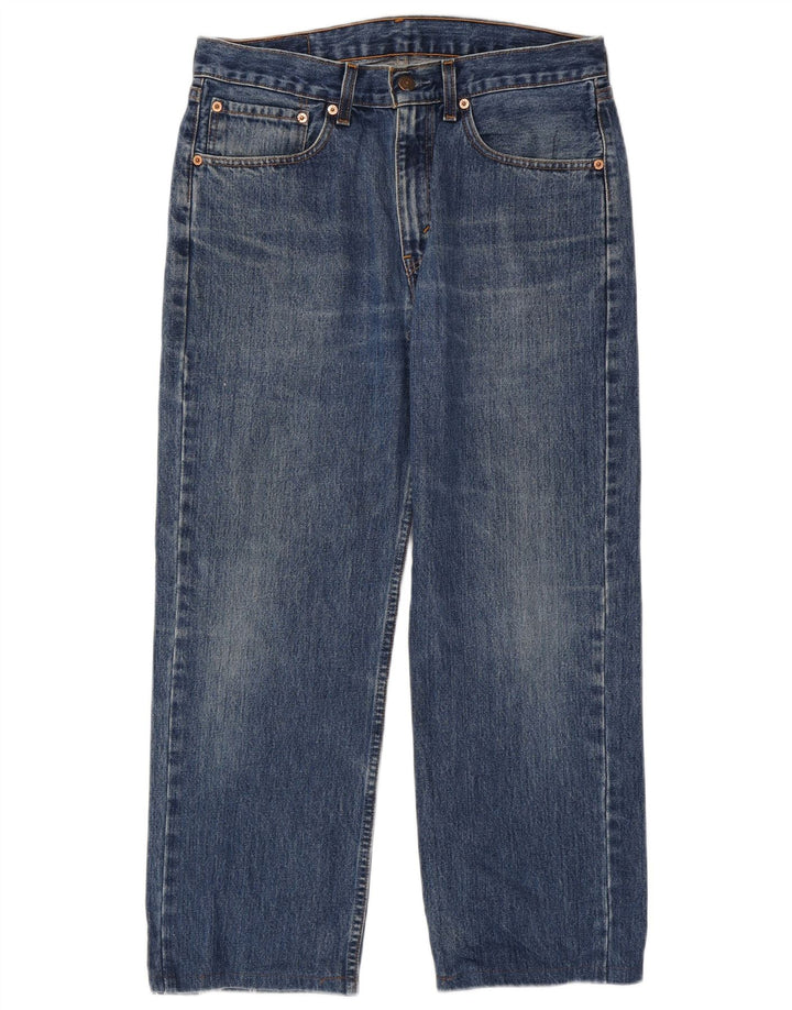 Levi's Straight Jeans til mænd W32 L27 blå bomuld