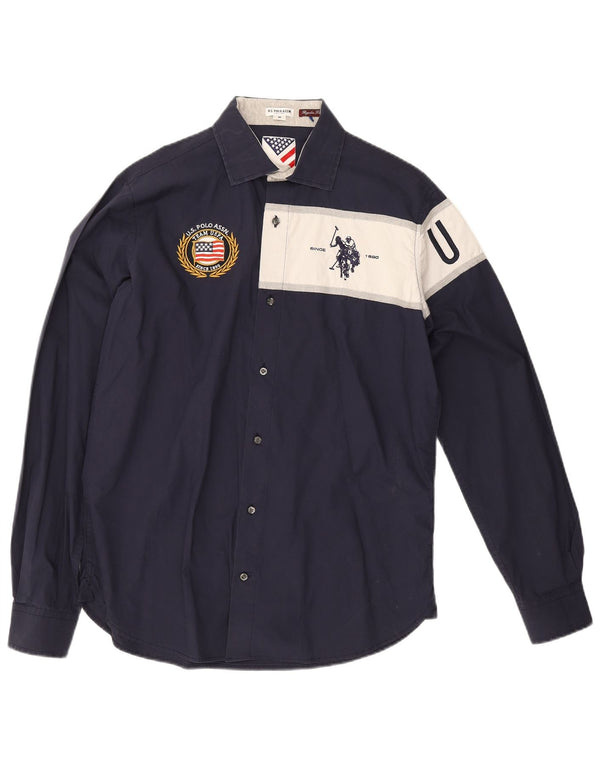 U.S. Polo Assn. Herre Regular Fit Polo Shirt Medium Navy Blue Colourblock