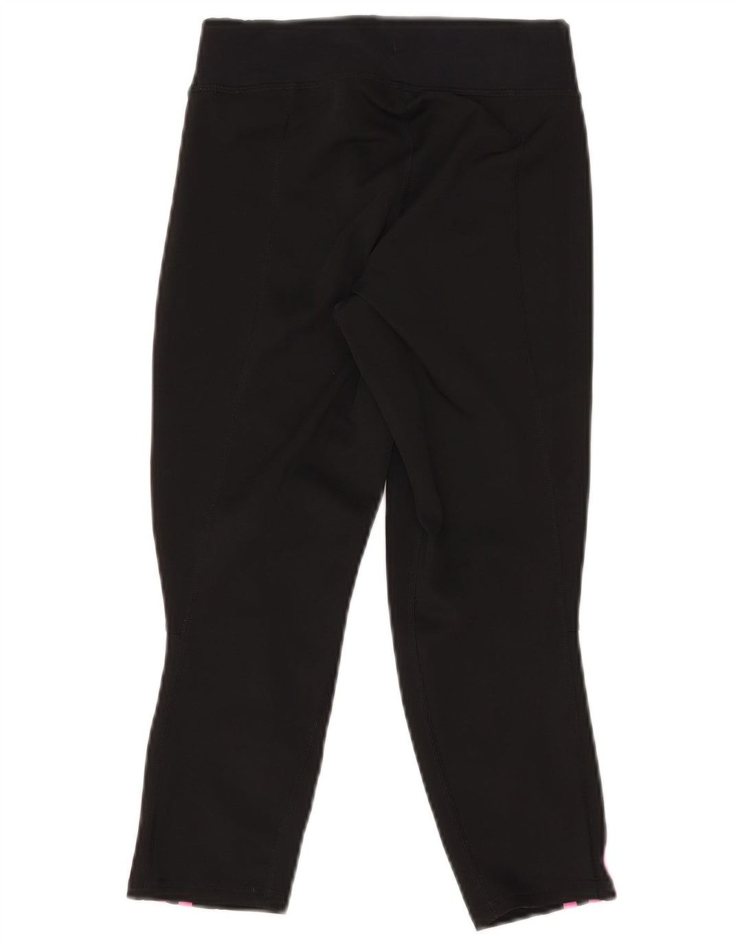 ADIDAS Capri Leggings til kvinder UK 4/6 XS sort polyester