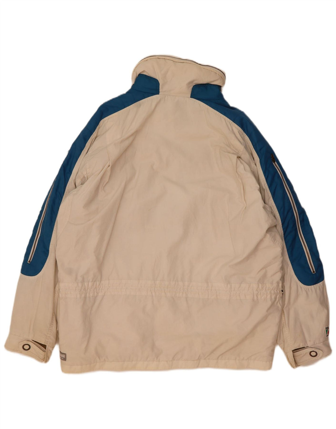 Colmar Herre Hætte Oversized Skijakke IT 50 Medium Off White Colourblock