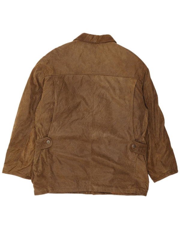 Essebi Herre Læderjakke IT 54 2XL Brun Læder