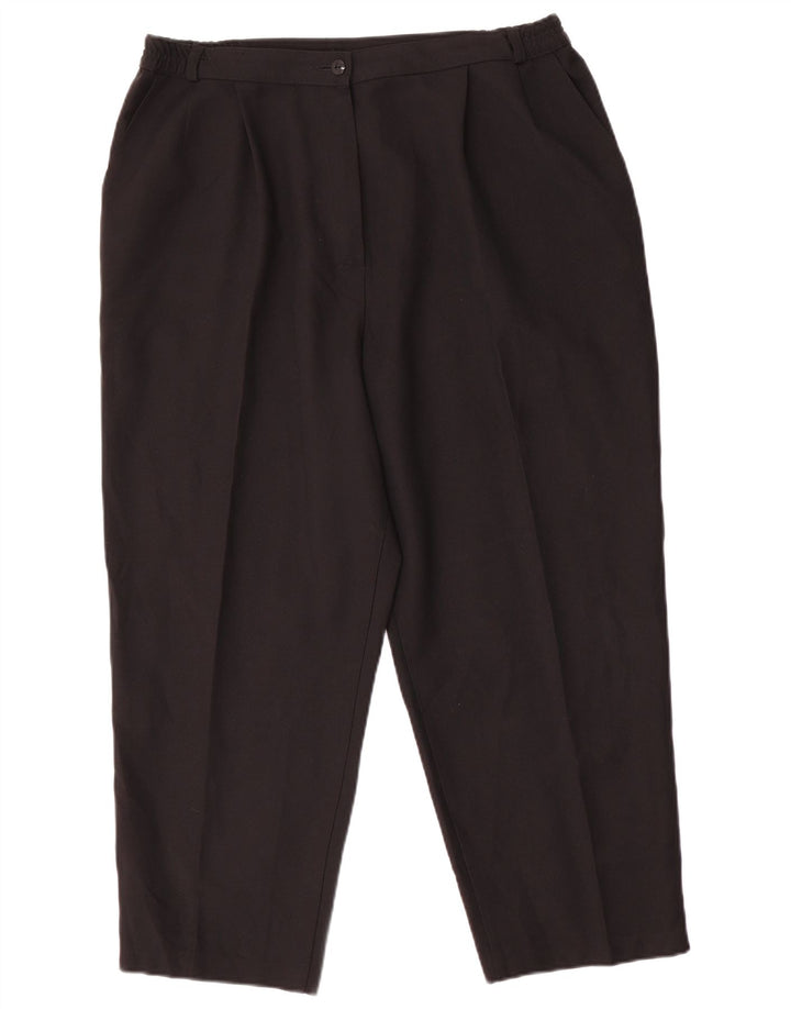 Marks & Spencer Cropped Bukser til kvinder W36 L25 Sort