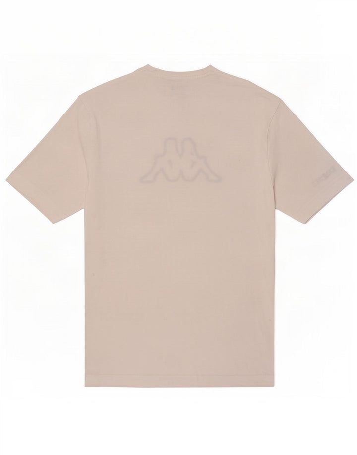 Kappa Herre Grafisk T-Shirt Top 2XL Hvid Bomuld