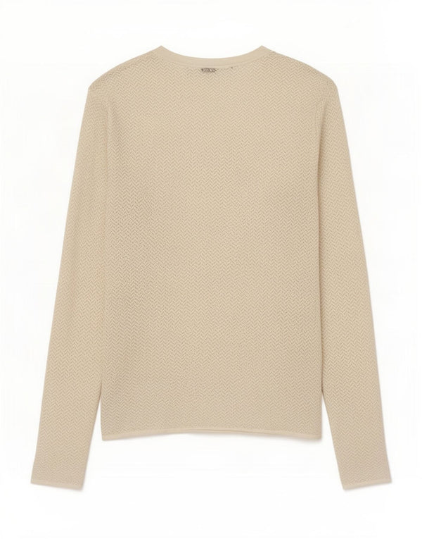 Guess Womens Crop Top Langærmet UK 6 XS Hvid