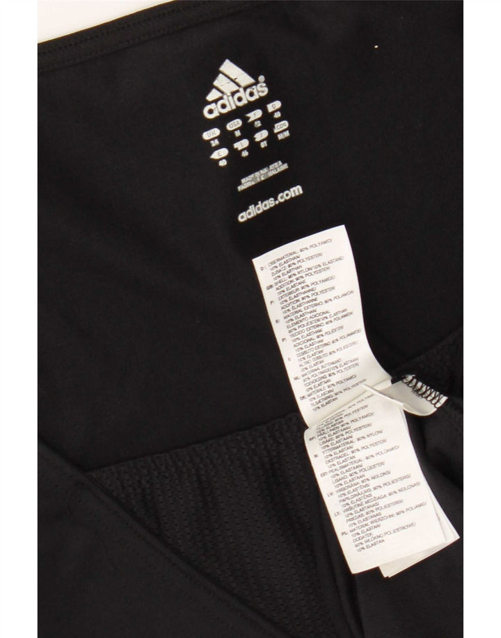 Adidas Dame Climalite Vest Top UK 14 Medium Sort Colourblock Polyester