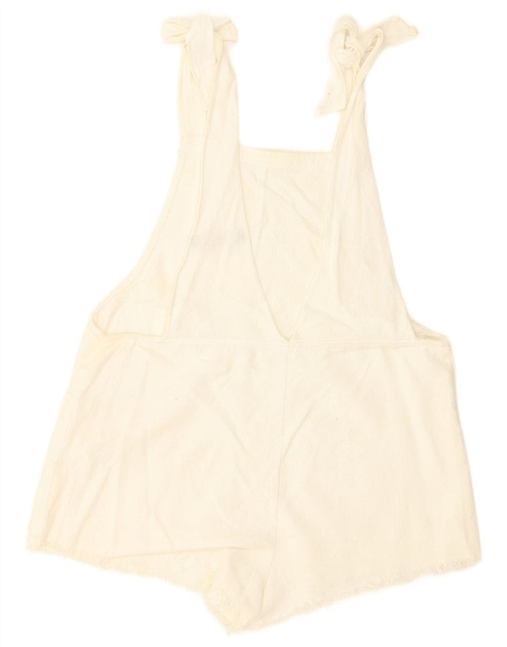 Zara Damebukser Shorts Medium W36 Off White Bomuld