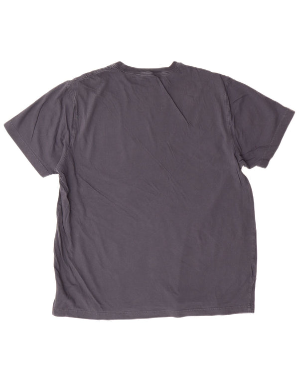 EDDIE BAUER Mens T-Shirt Top Large Grey Cotton