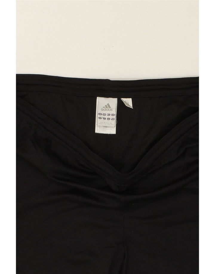 ADIDAS Mens Sport Shorts Large Black Polyester Vintage Adidas and Second-Hand Adidas from Messina Hembry 