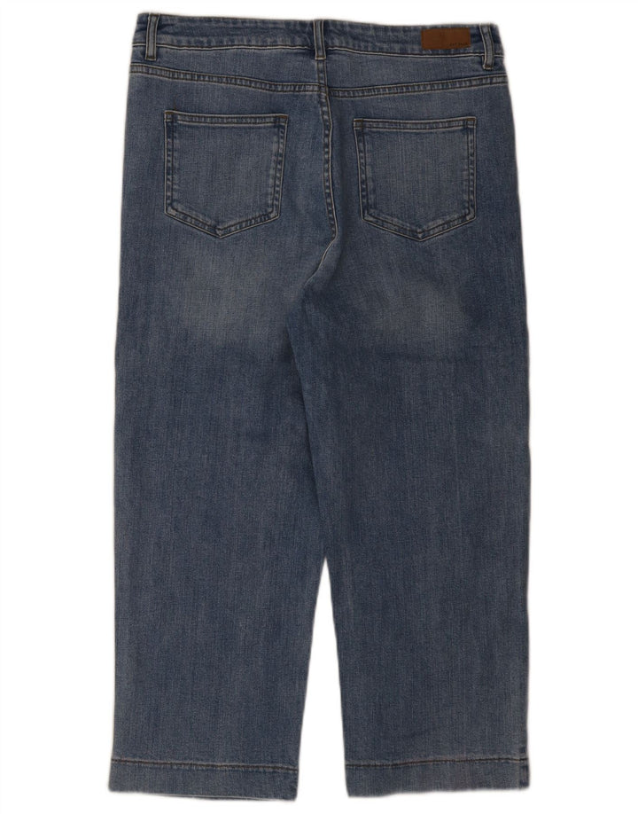 Fat Face Dame Cropped Jeans UK 12 Medium W32 L23 Blå Bomuld